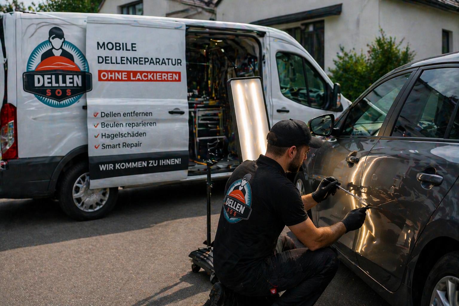 Mobile Dellenreparatur bei Dellen SOS in Mainz und Wiesbaden Umgebung